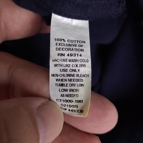 Oakwood University T-Shirt Adult Small Blue Champion Short‎ Sleeve Cotton - Picture 6 of 11